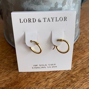Small gold hoop earrings